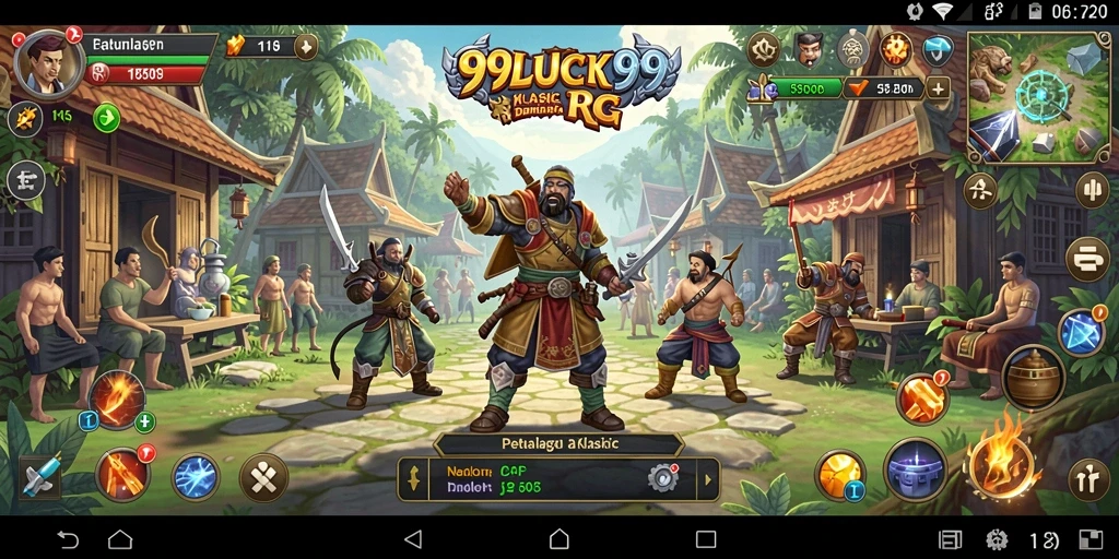 Tangkapan layar dari gameplay RPG yang seru di 99LUCK99.