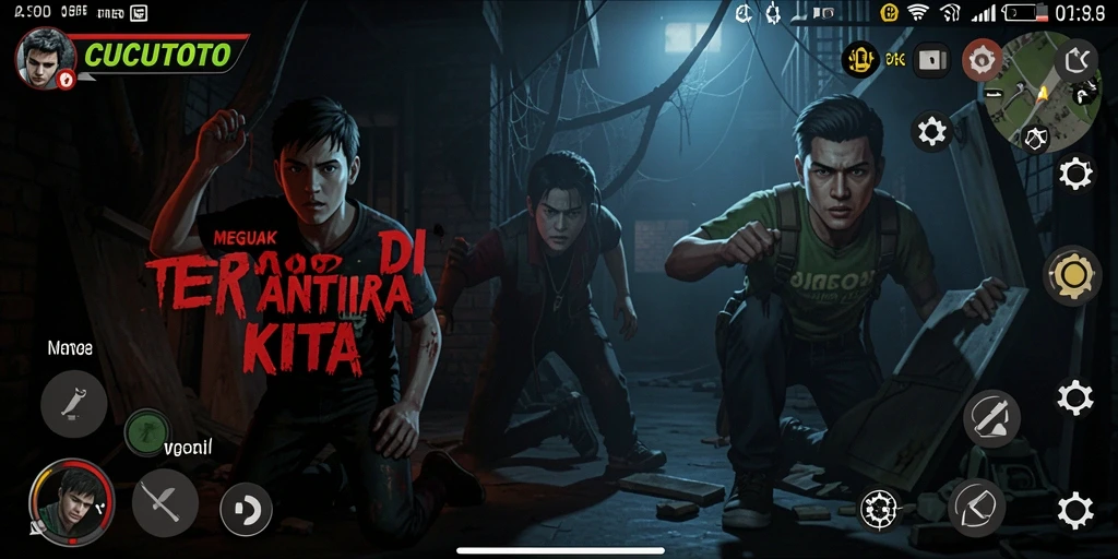 Gameplay CUCUTOTO yang menakutkan dan mendebarkan.
