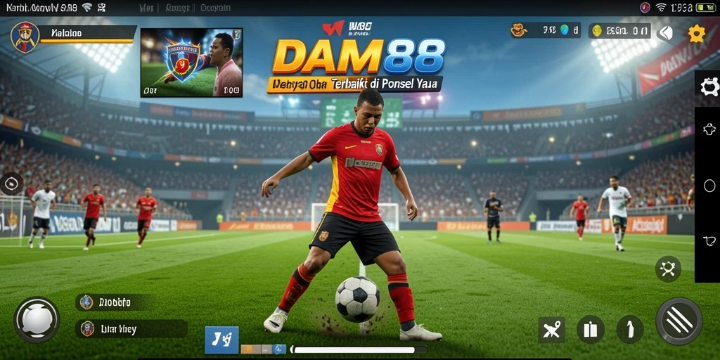 Tangkapan layar utama DAM88 menampilkan aksi kompetitif yang mendebarkan di arena olahraga.