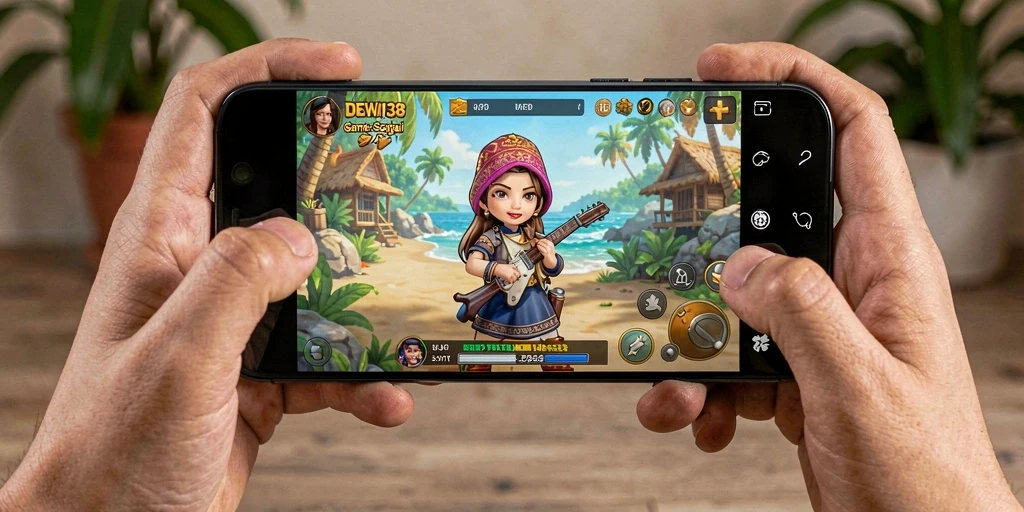 Gameplay menarik dan cerah dalam DEWI138 dengan karakter unik.