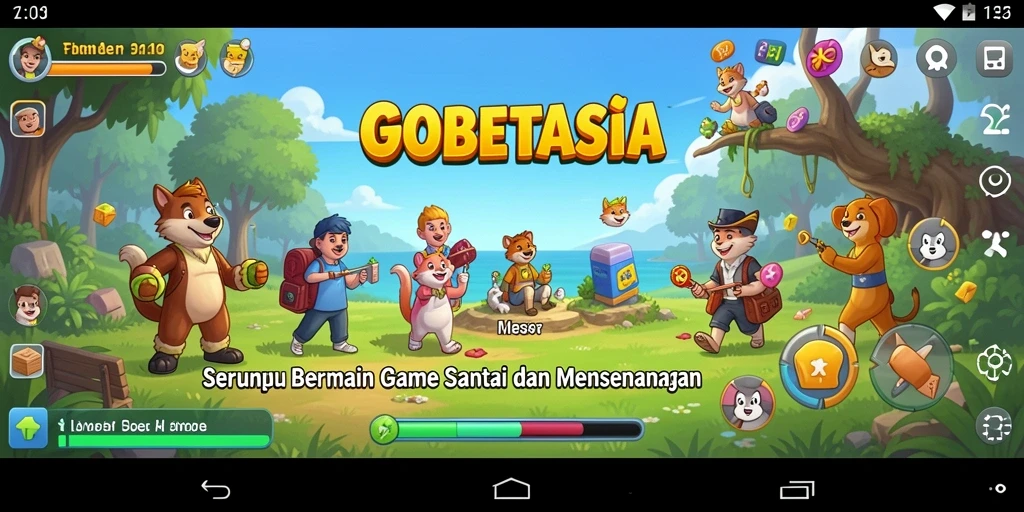 Screenshot gameplay GOBETASIA yang seru dan penuh warna.