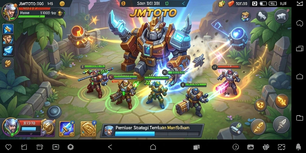 Tangkapan layar menampilkan aksi intens dalam JMTOTO dengan elemen strategi yang mendebarkan.