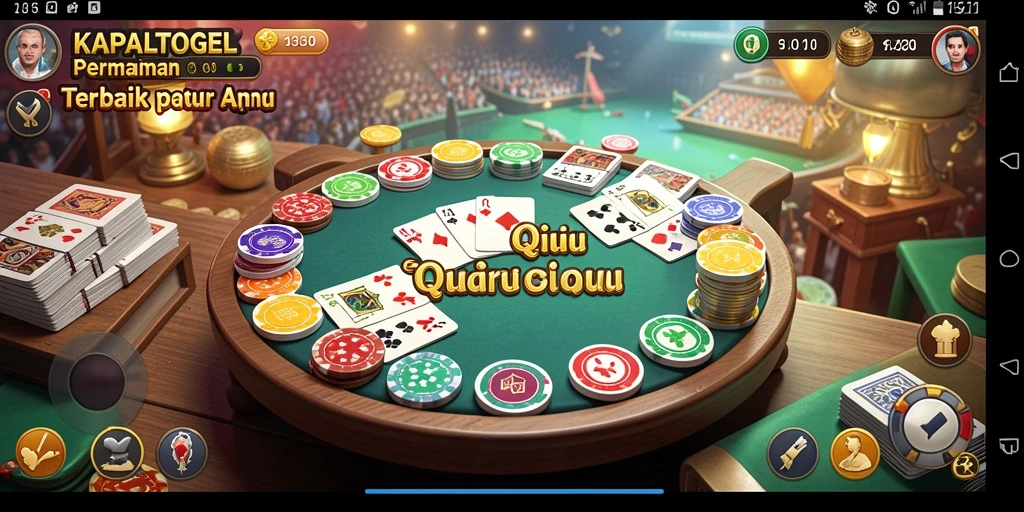 Screenshot gameplay QiuQiu yang menegangkan di KAPALTOGEL.