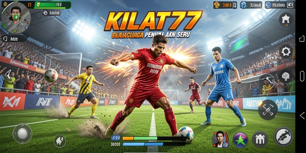 Tampilan gameplay KILAT77 yang menegangkan dan penuh aksi.