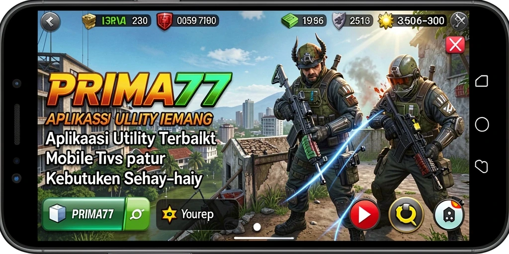 Tampilan antarmuka PRIMA77 yang sederhana dan efisien.