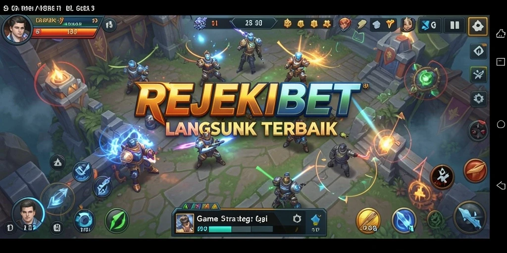 Tampilan gameplay seru di REJEKIBET dengan berbagai strategi yang digunakan.