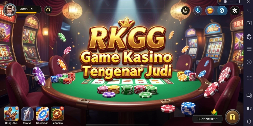 Screenshot RKGG menampilkan gameplay yang menarik dari berbagai permainan Kasino.