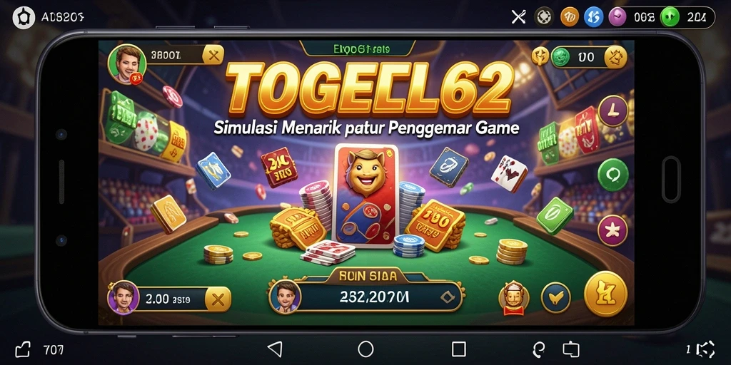 Tampilan gameplay TOGEL62 yang menarik dan interaktif.