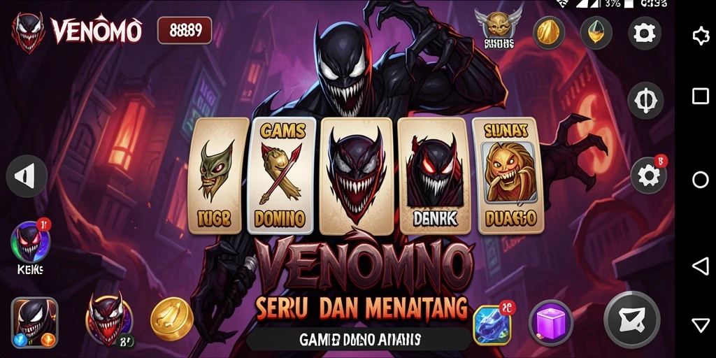 Tampilan gameplay seru dari VENOM889 yang menantang.